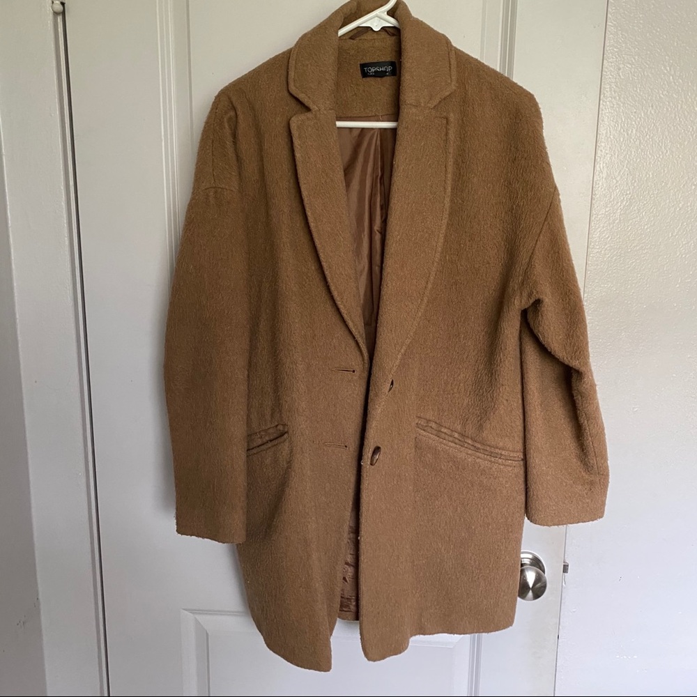 Topshop camel jacket